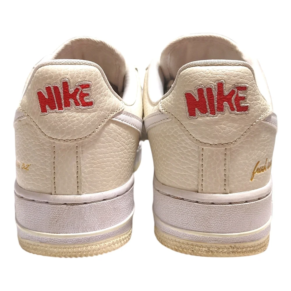 Nike Air Force 1 Low "Popcorn" Premium Coconut Milk White Sneakers Mens Size 7 - Picture 9 of 13